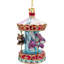 Ornement de carrousel pour enfants en verre Kurt Adler Noble Gems, 12,7 cm