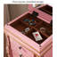 Armoire à bijoux en bois massif Country Style