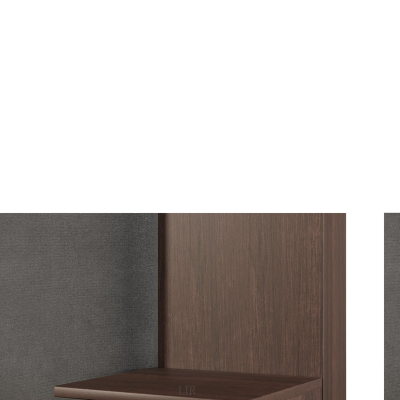 Lit plateforme tapissier Modern