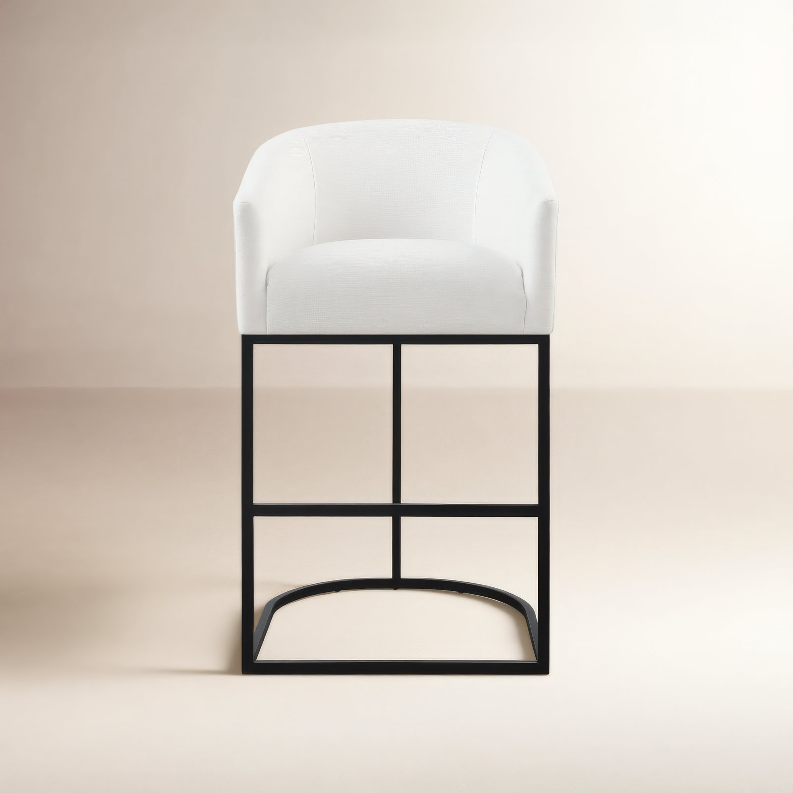 Austri Bar Stool, Bar Stool (29.9" Seat Height), White