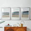 Saltwater Bay I - Impression personnalisée de qualité supérieure avec passe-partout - 3 pièces-755791647