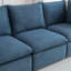 3 - Piece Corduroy Sectional Sofa With Cushions-109010404