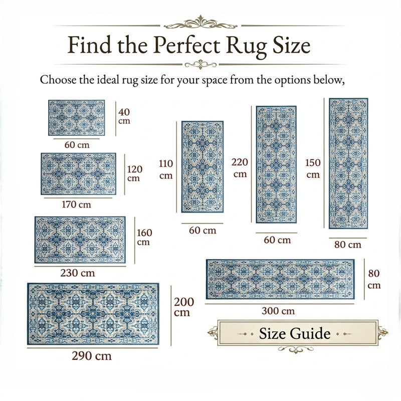 Oriental Machine Tufted Shag Area Rug, Rectangle 60 x 110 cm