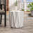 Lightweight Concrete Side Table Outdoor Space Accent