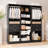 3-Piece Set: 74.4"W Wardrobe Storage System With 4 Wooden Drawers, Adjustable Shelves And Hanging Rod-1275861582