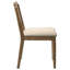 Ensemble de 2 sièges en bois rembourrés de mousse de style Mid-Century