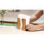 Porte-serviette pour table en bois d'acacia et résine époxy transparente