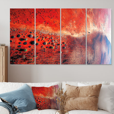 Nikita - Art mural paysage africain 4 pièces