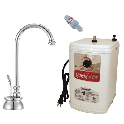 Robinet distributeur d'eau chaude à 10 poignées 10 po avec réservoir chauffant Calorah