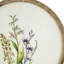 S/4 D19.7" Flora Print Round Frame
