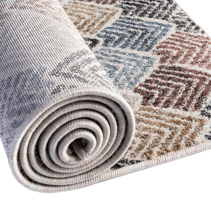 Tapis Everly Quinn Jera, Rectangle 7 pi 10 po x 10 pi