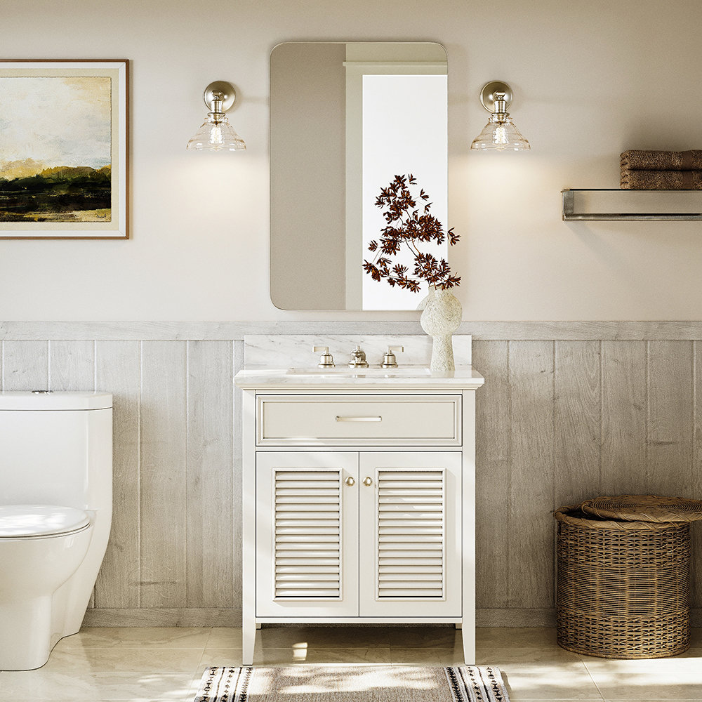 31'' Single Bathroom Vanity, White
