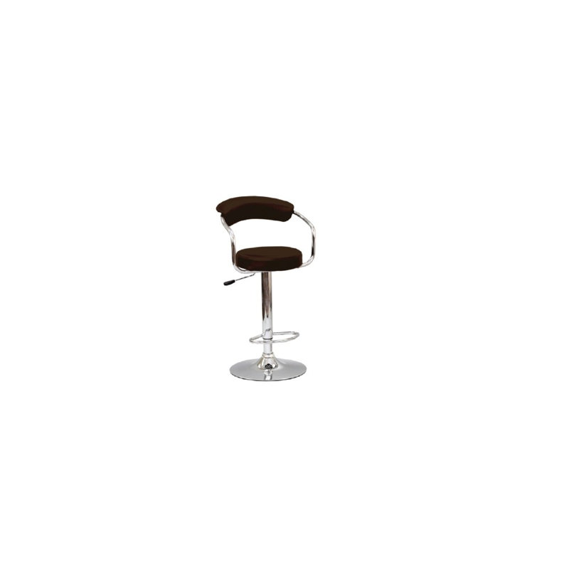 Tabouret pivotant à hauteur réglable Hein, Espresso