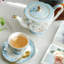 Service à thé en porcelaine tendre