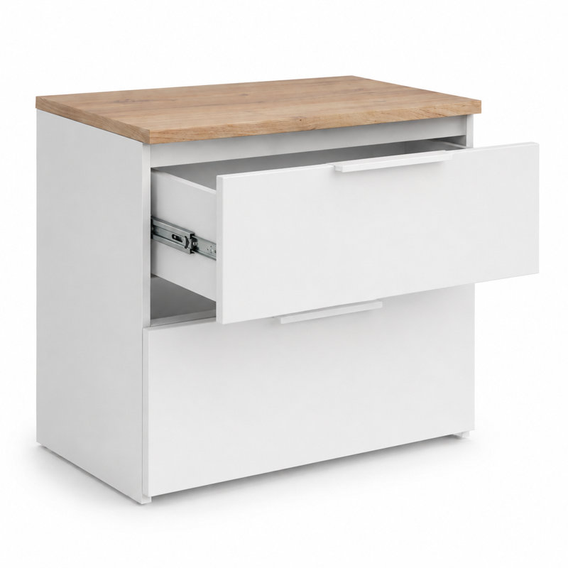 2 Piece Modular TV Stand with 2 Doors and 2 Drawers, 140 cm Combined Width