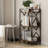 3 Tier Bookshelf For Small Space, Small Metal Bookshelf For Books, Organizers And Storage For Office, Living Room, Bedroom, Rustic Bookshelf, Table