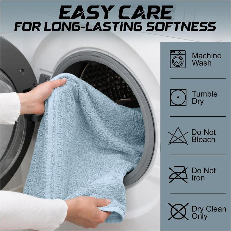 100% Cotton Ultra Light Bath Sheet, Denim Blue