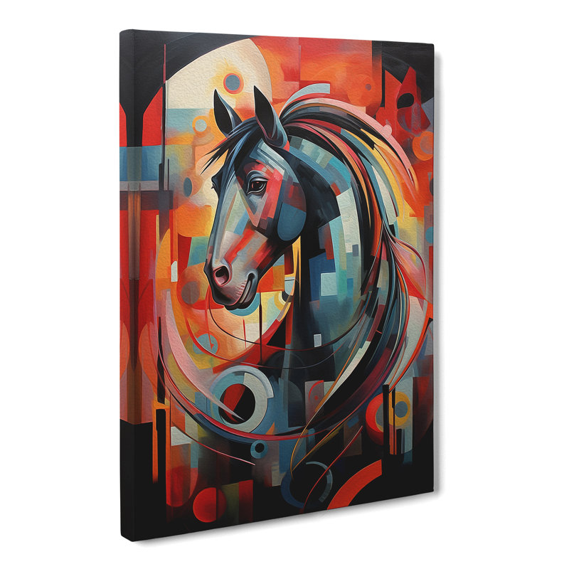 Horse Futurism - Print, 50cm H x 35cm W x 3cm D