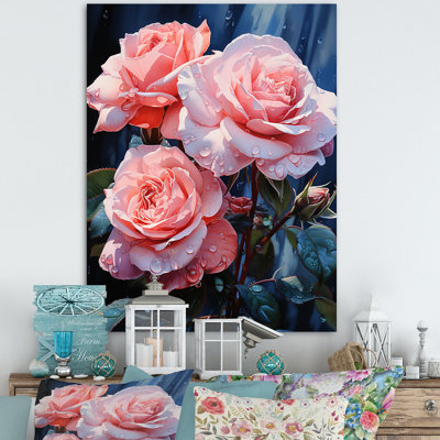 " Pink Roses Symbolic Allure II "