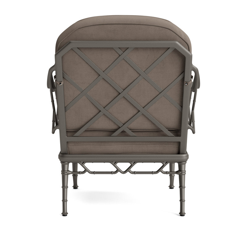 Calcutta Outdoor Lounge Chair, Mica, Fusion Neptune