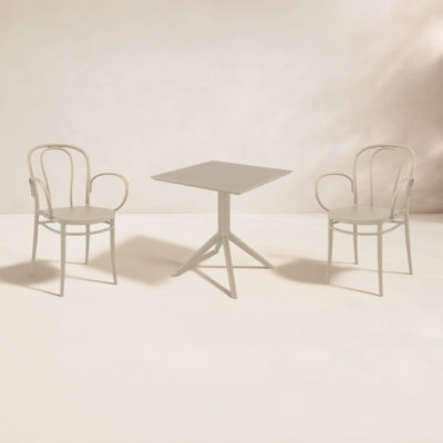 Farrah 28" Patio Bistro Set