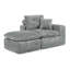 Canapé modulaire 107 po avec méridienne réversible Boucle-1606224246-1606224247