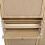 Armoire de rangement pour chaussures autoportante moderne