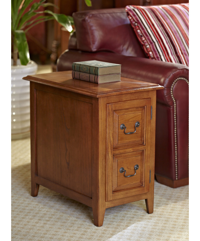 Solid Wood Shaker Cabinet End, Medium Oak