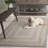 Chirico Woven Performance Machine Washable Performance Geometric Indoor/Outdoor Area Rug-399205543