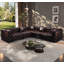 Canapé Chesterfield modulaire en forme de L de 132,5 po, canapé modulaire 5 places, canapé modulaire avec 5 coussins-988271036-988271039
