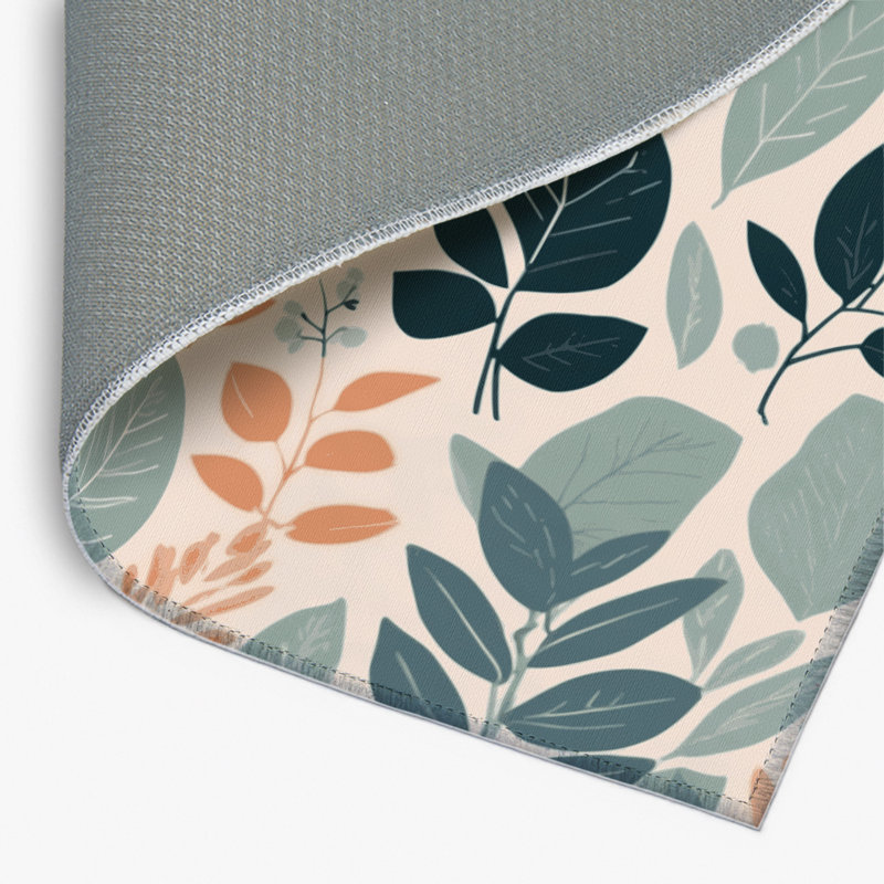 Tapis intérieur et extérieur Garden Echoes, Rectangle 9 pi x 12 pi