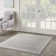 Aseneth Abstract Machine Woven Chenille Indoor/Outdoor Area Rug in Gray