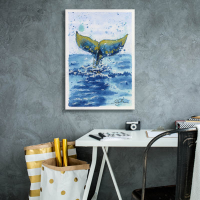 Toile épique «Whale Tail» par Anika Goodhue