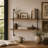 Springlake 2 Piece Industrial Pipe Shelves