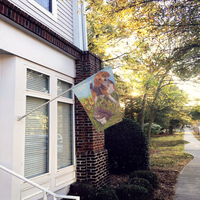 Drapeau de maison Hvidovre Sheltie Halloween en polyester à 2 faces 3 x 2 pi