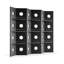 Paravent 6 panneaux en bois massif noir-882603779