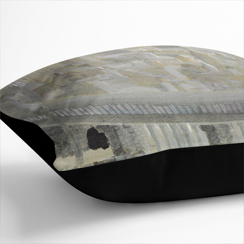 The City Vol.2 Scatter Cushion, Black, 40cm H x 40cm W x 15cm D
