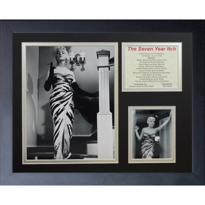 Marilyn Monroe - Itch-Gown Framed Memorabili