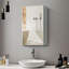 Armoire à pharmacie avec miroir réglable et fixation murale en aluminium pour salle de bain-738250599-738250596