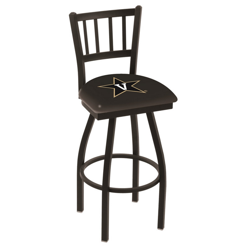 Tabouret de comptoir pivotant de 25 po NCAA, 30 po de hauteur, Vanderbilt