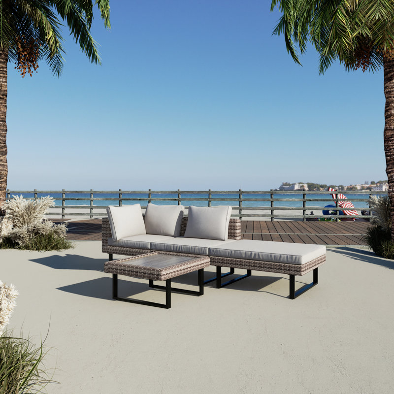 7 - Person Patio Conversation Set with Cushions