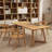 Burlywood Rectangular Solid Wood desk-323456883