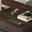 Home desk for office resistant to bumps with drawe