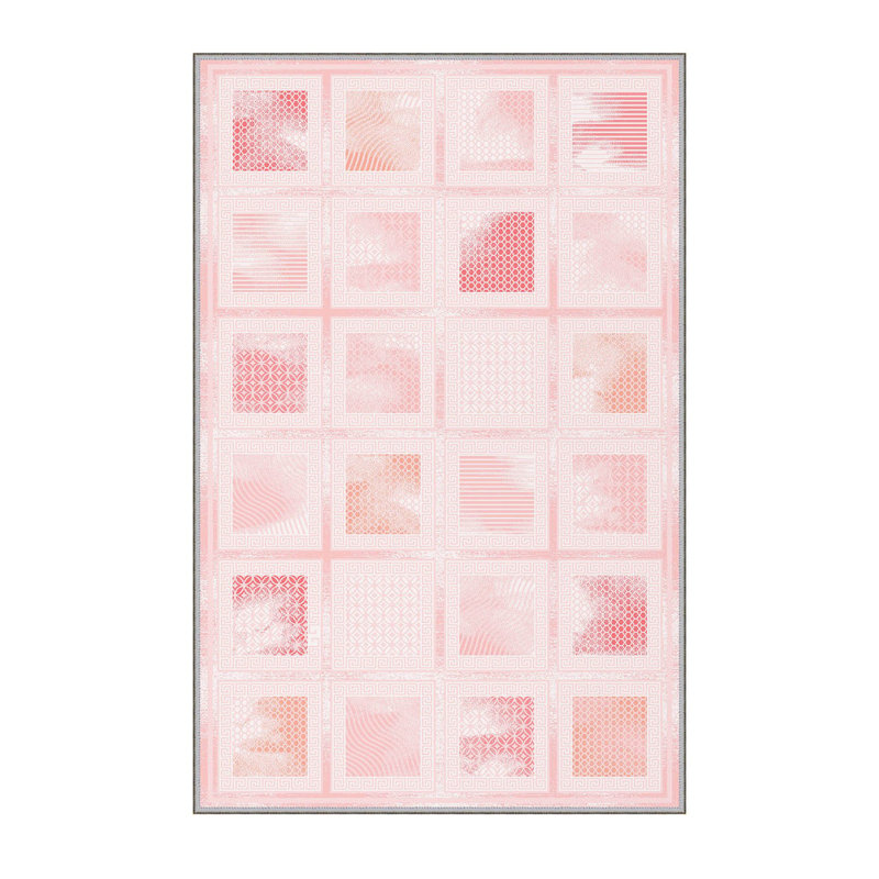 Elegant 3D Printed Area Rug, 4.6 x 7.2 ft | 100% Polyester, 0.31 in Pile Height, Antibacterial | Non-Slip PVC Felt Dot Underside, Machine Washable, Perfect for Living Room or Bedroom, Durable & Stylish Design