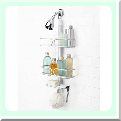AquaOrganize 3-Tier Rustproof Shower Caddy