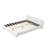 White Upholstered Boucle Queen Bed - Stable Frame, Comfortable, Fabric
