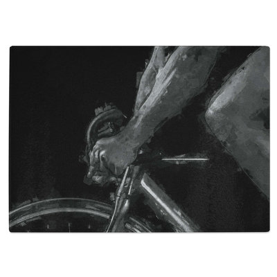 Tempered Glass Cycling Chopping Board