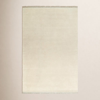 Clio Hand-Loomed Gray Wool Rug
