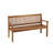 Ladulf 3 Seater Solid Wood Bench