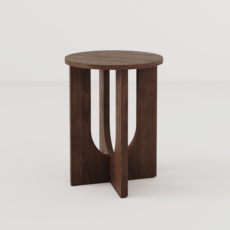 Daveon End Table, Dark Oak